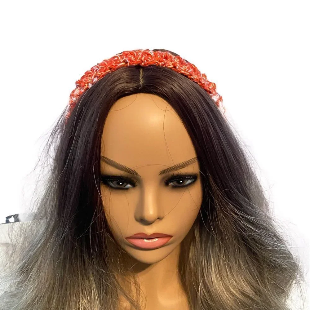 ⭐️2 FOR 12⭐️ LORETTA ANN CREATIONS FALL COLORS ORANGE AND BROWNS HEADBAND⭐️⭐️
